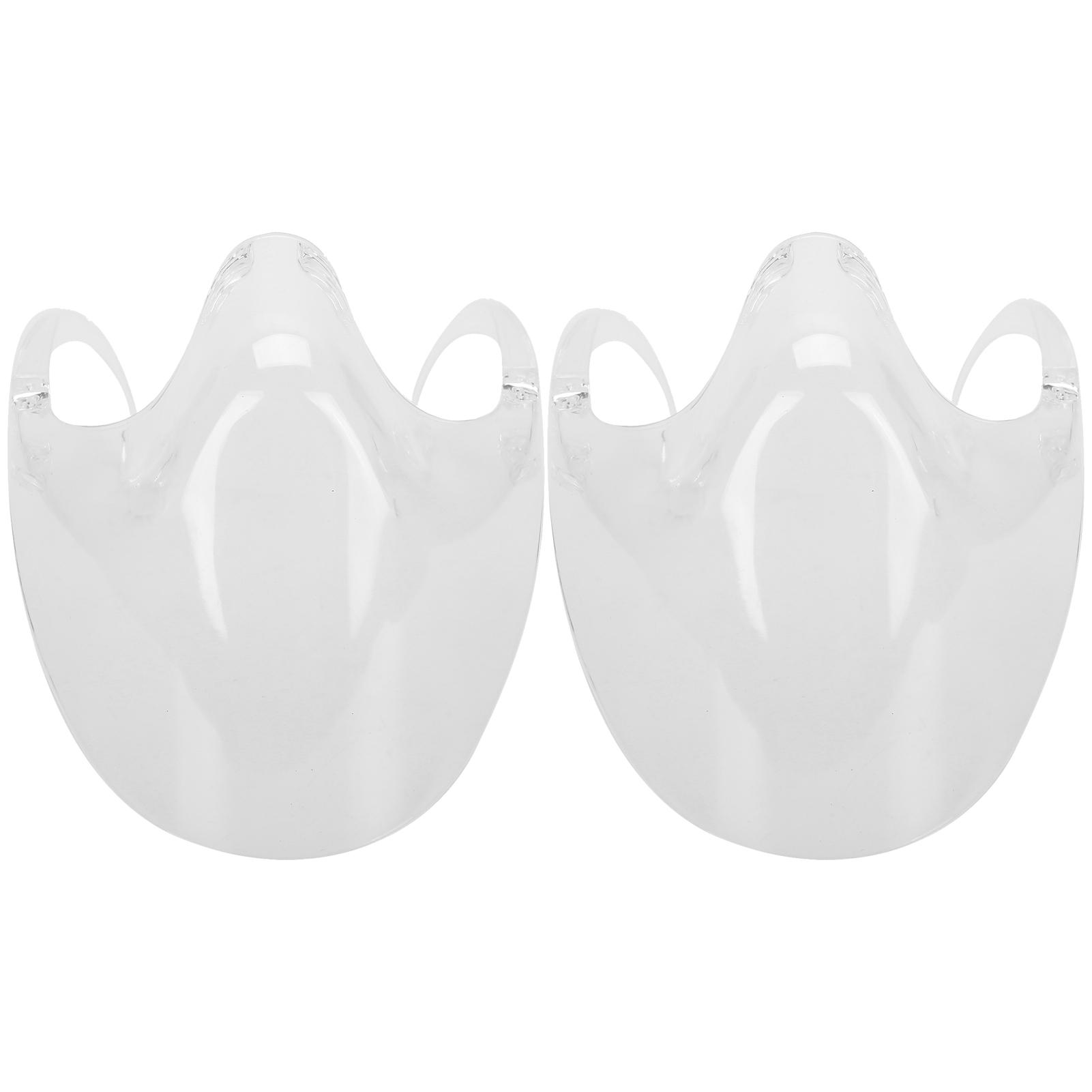 

2шт прозрачный лицевой щиток ушной крючок пыленепроницаемый прозрачный объектив лицевой чехол для взрослых детей