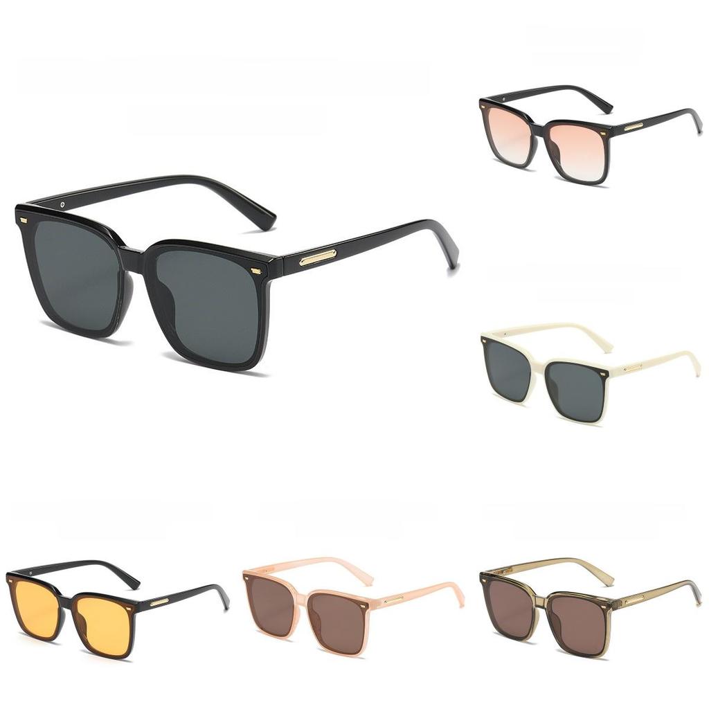Retro Square Eyewear With Uv400 Protection For Fashion Street Style And Casual Wear