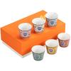 6pcs/set Flower Tea Cup Chinese Style Enamel Cup Kung Fu Tea Set Ceramic Cup  Afternoon Tea