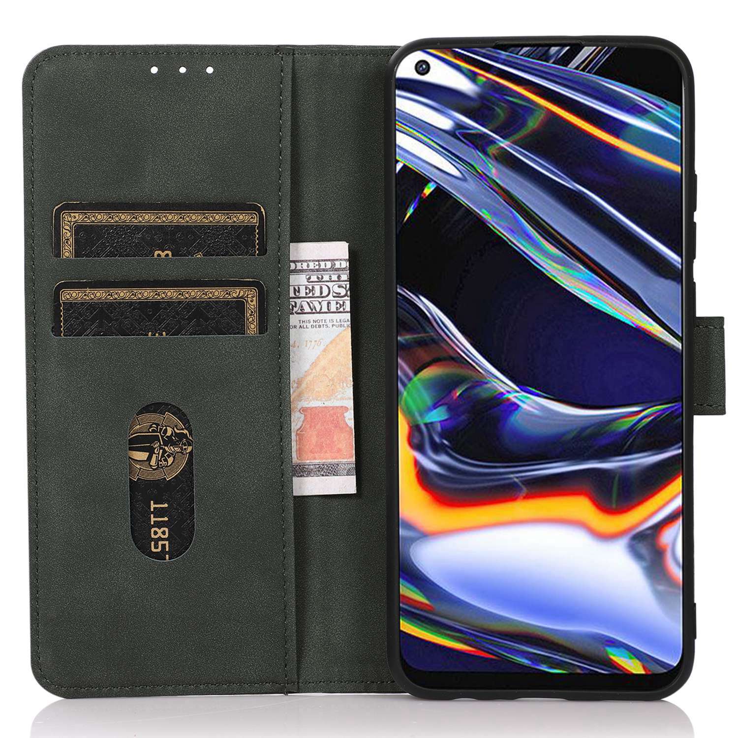 Green PU Leather