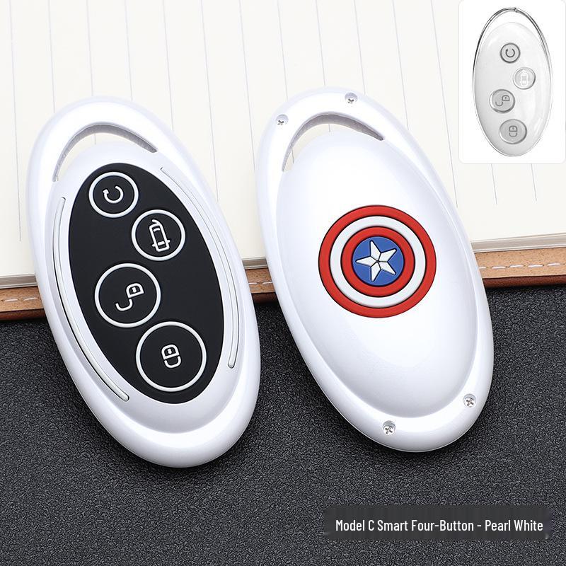 BYD Marvel Car Key Pouch - Fashionable Buckle Remote Shell & Personalized Decor