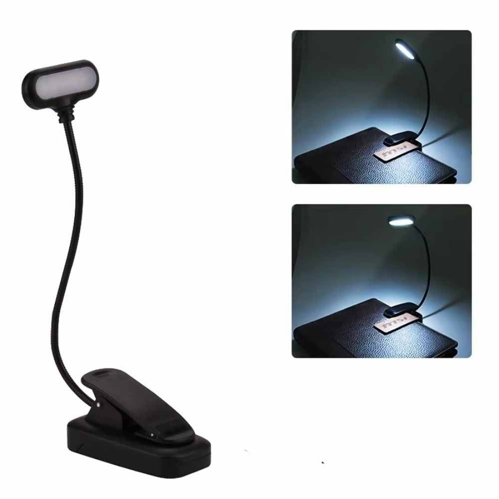 Flexible Clip-On Lamp Mini Reading Table Lamp Bedside Lamp LED Book Light Learning