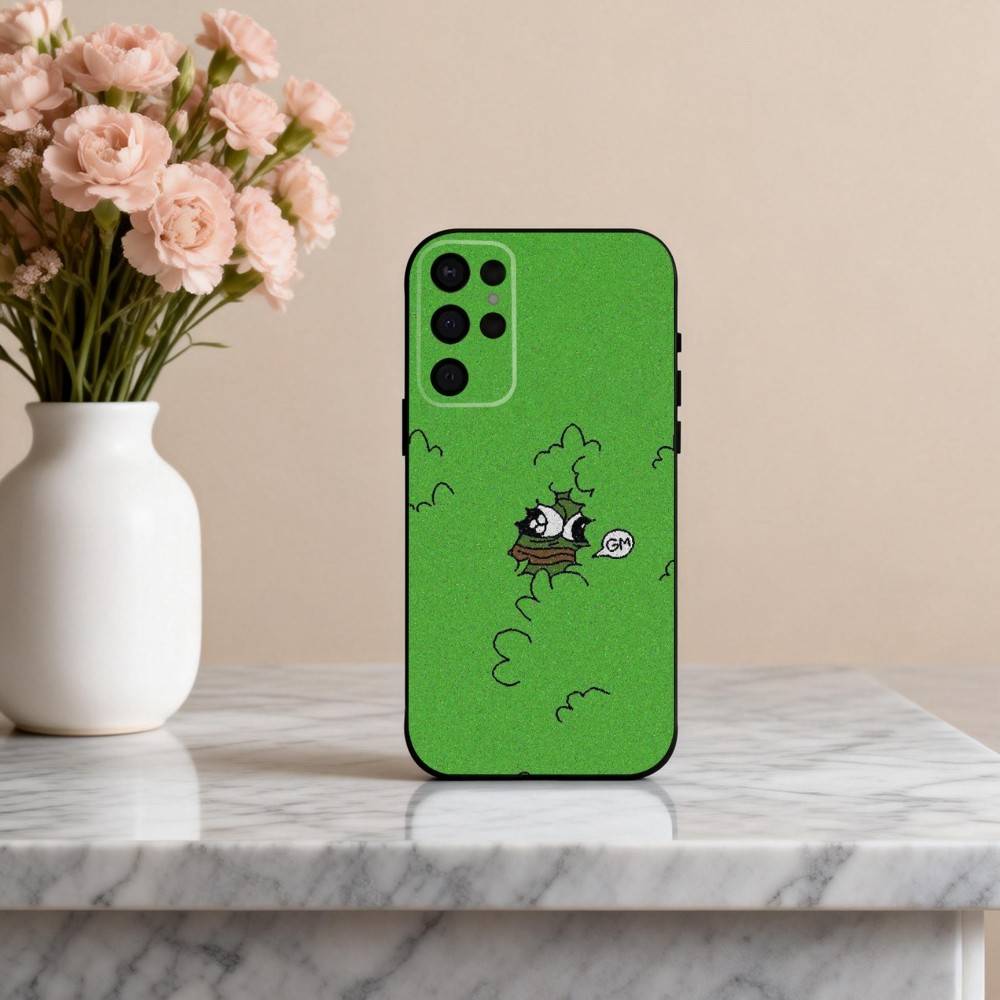 Funny P-Pepe the F-Frog Phone Case For Samsung S25,S24,S21,S22,S23,S30,Ultra,S20,Plus,Others Soft Black Case