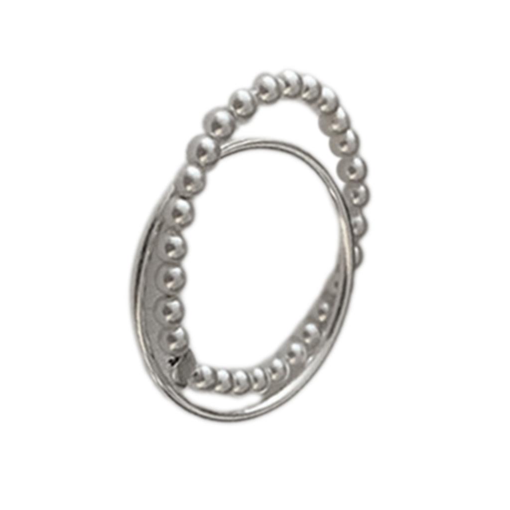 Fashionable Bowknot Opening Rings Finger Rings Beaded Finger Rings Alloy Material Stylish Finger Accessory for Women