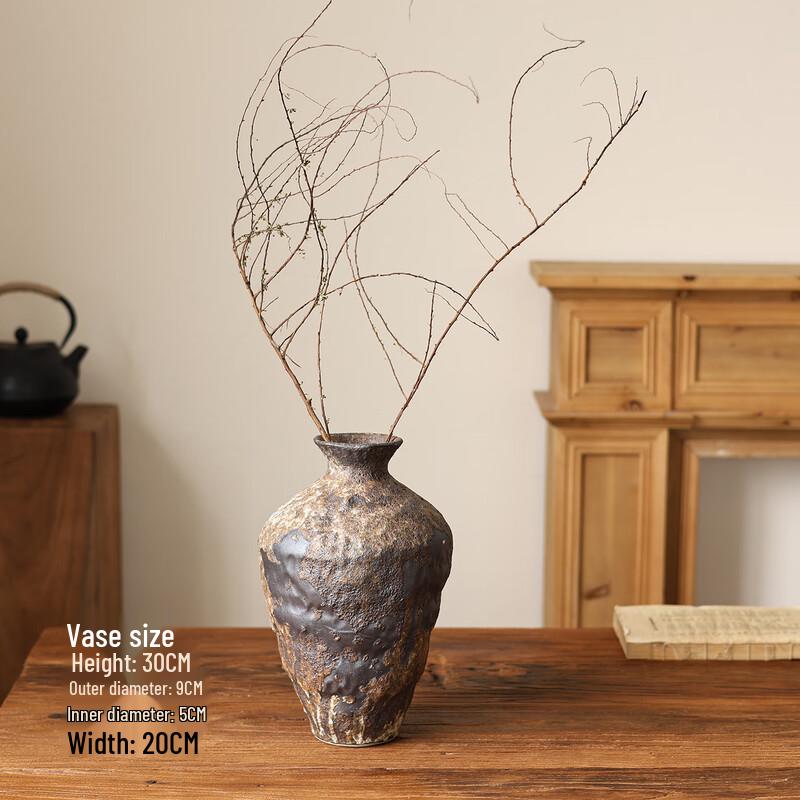 Retro Zen Waterdrop Ceramic Vase Set