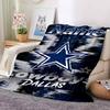 Custom Cowboys Theme Soft Throw Blanket Flannel Blanket Warm Sofa Bed Camping home Decor Unique Christmas Gift C10370