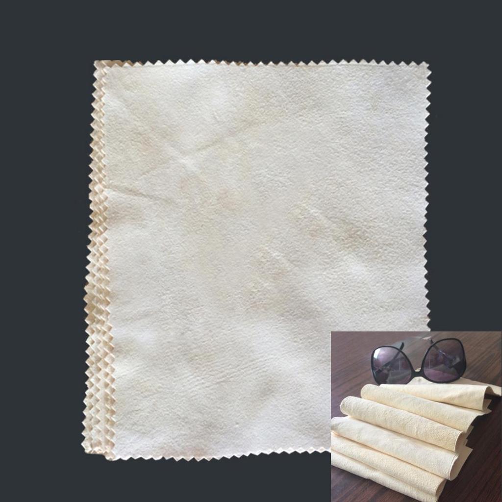 Buy H&B Store Square Soft Chamois Cleaning Cloths for Lens Glasses