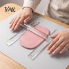 Polymer Clay Depth Guide 1 Pair Acrylic Guide, 2/3/4/5/6mm Pottery Rolling Pin Precision Guides Transparent Thickness Ruler for DIY Tools