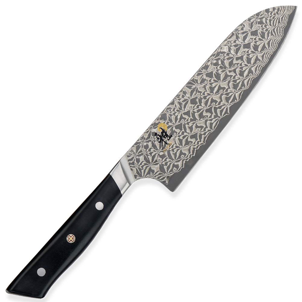 MIYABI Santoku 180mm Made in Damascus Steel Santoku Multilayered Made in Seki Gifu Prefecture Japanese "800DP Japan" Knife, Style, Steel, City,