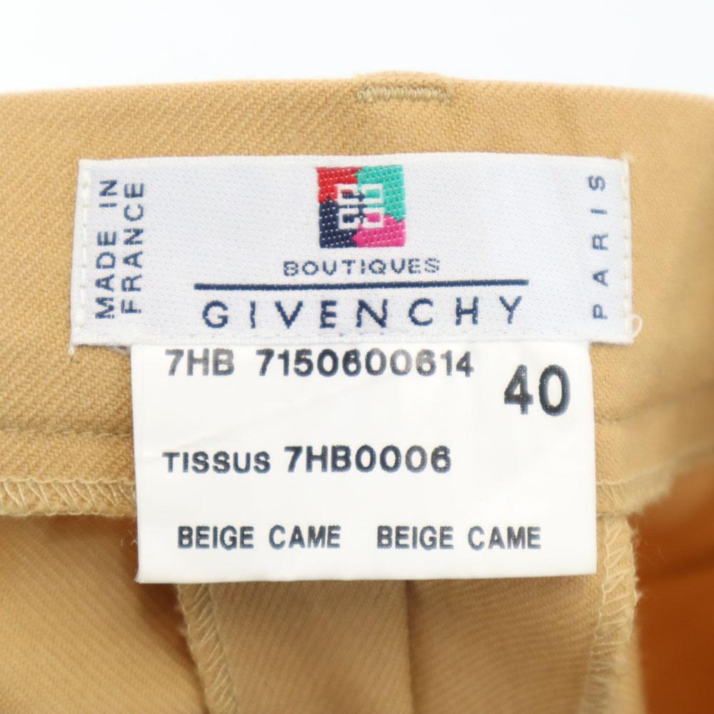 Givenchy 90s Made in France Old Wool pants 40 Camel Women Used