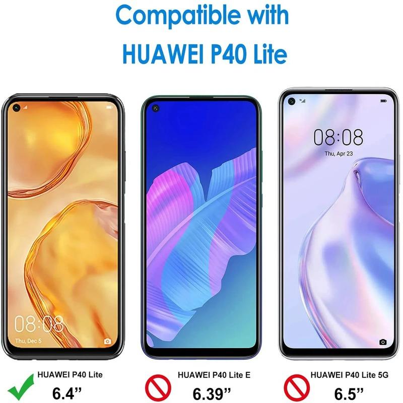 4Pcs HD Tempered Glass For Huawei P40 Lite Screen Protector Film