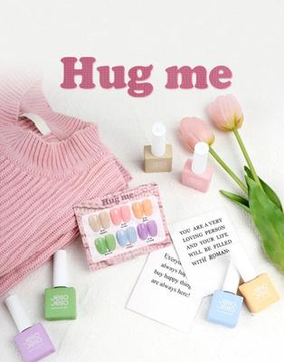 Hug Me Gel Polish Glitter Gel Nail Polish Set da 6 colori, KBeauty, Premium gel nail, cosmetici coreani, campione