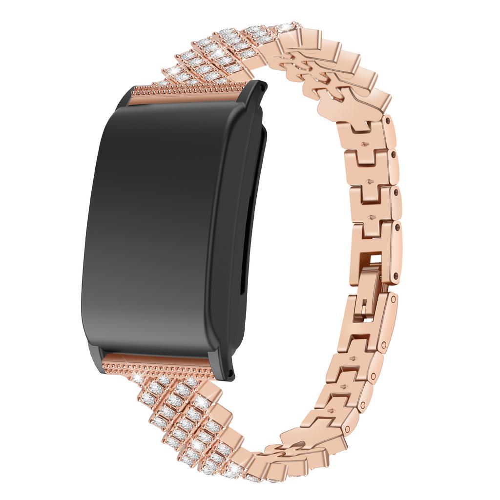 Bling Diamantarmband För Whoop4.0 Lyxigt Rostfritt Stålband För WHOOP Kvinnor Metall Smartklocka Ersättningsarmband Tillbehör