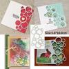 Matrice de tăiat metal Stencils Bubble Circle pentru DIY Scrapbooking Album foto Decorativ în relief DIY P
