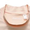 FILA Athletics Solid Logo Sports Leisure Knit Short Sleeve T-Shirt Women tops Light-Pink Orange A11W225130F-OR