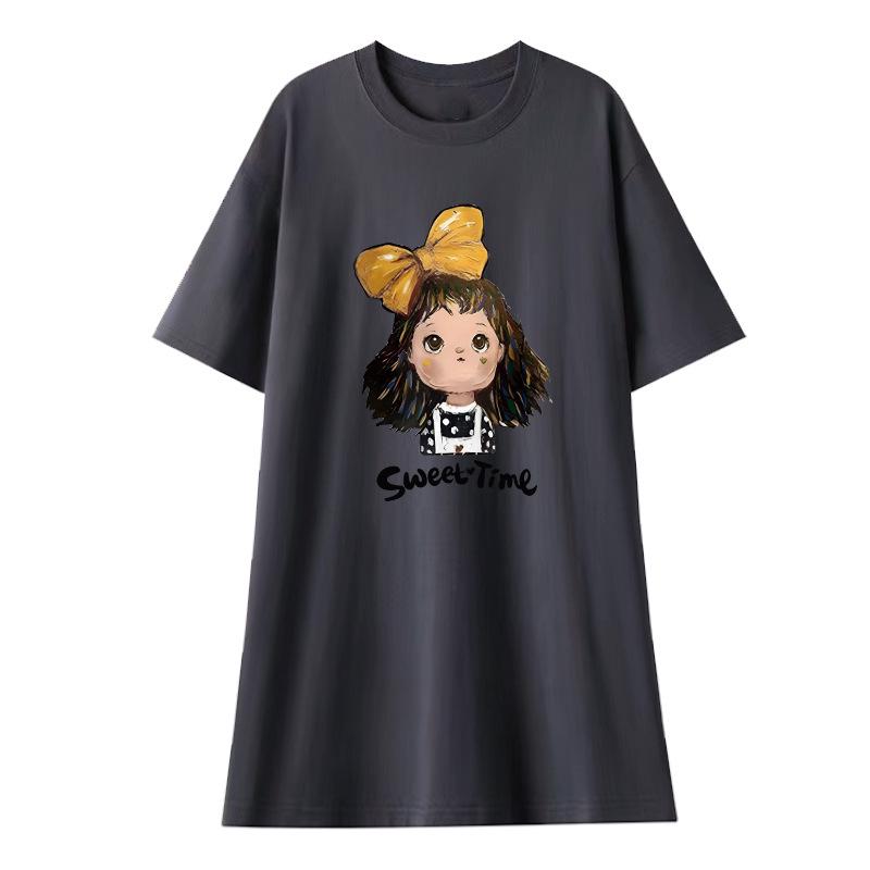 

2024 Summer Maternity T-Shirt Dress: Casual, Sweet, Age-Reducing, Loose Fit, Plus Size & Petite Options L