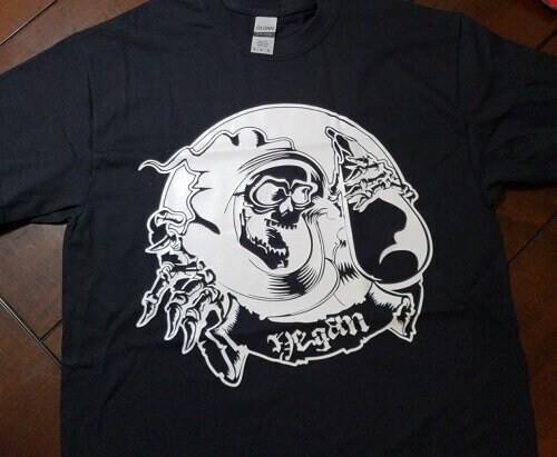 

Eggplant Vegan Skull T shirt Tee Vegetarian 4XL