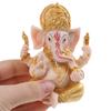 Elephant God Figurine Desktop Hindu Resin Luck And Wealth Art Statue Ornament