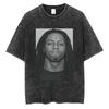 Washed Vintage Rapper Lil Wayne I Am Not A Human Being Graphic Tshirts Men Women Fashion Hip Hop Short Sleeve Oversized T Shirt