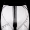 "Black Bandage" Silk Stockings: Slimming, Butt-Lifting Women's Tights with a Wrapped Design for Beautiful Legs.