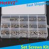 304 316 Stainless Steel Internal Hex Socket Drive Cone Dog Flat Cup Point Set Screw Assortment Kit Allen Head Grub Bolt