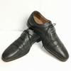 J.BRIGGS Full Brogue Wingtip Businessschuhe Größe 9 27.0 Schwarz Goodyear rahmengenäht(GEBRAUCHT)