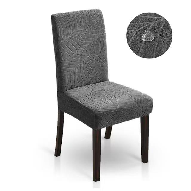 

Водонепроницаемый жаккардовый стрейч-чехол на стул с лиственным узором - Европейский и американский стиль Consult Seller