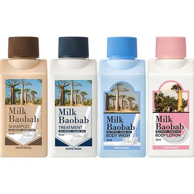 Milk Baobab White Musk Travel Kit, 1 sada Obľúbená kórejská kozmetika