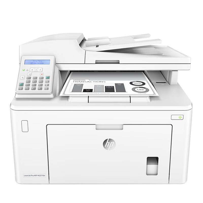 HP M227fdn Black and White Laser Multifunction Printer CN plug (adapter included)