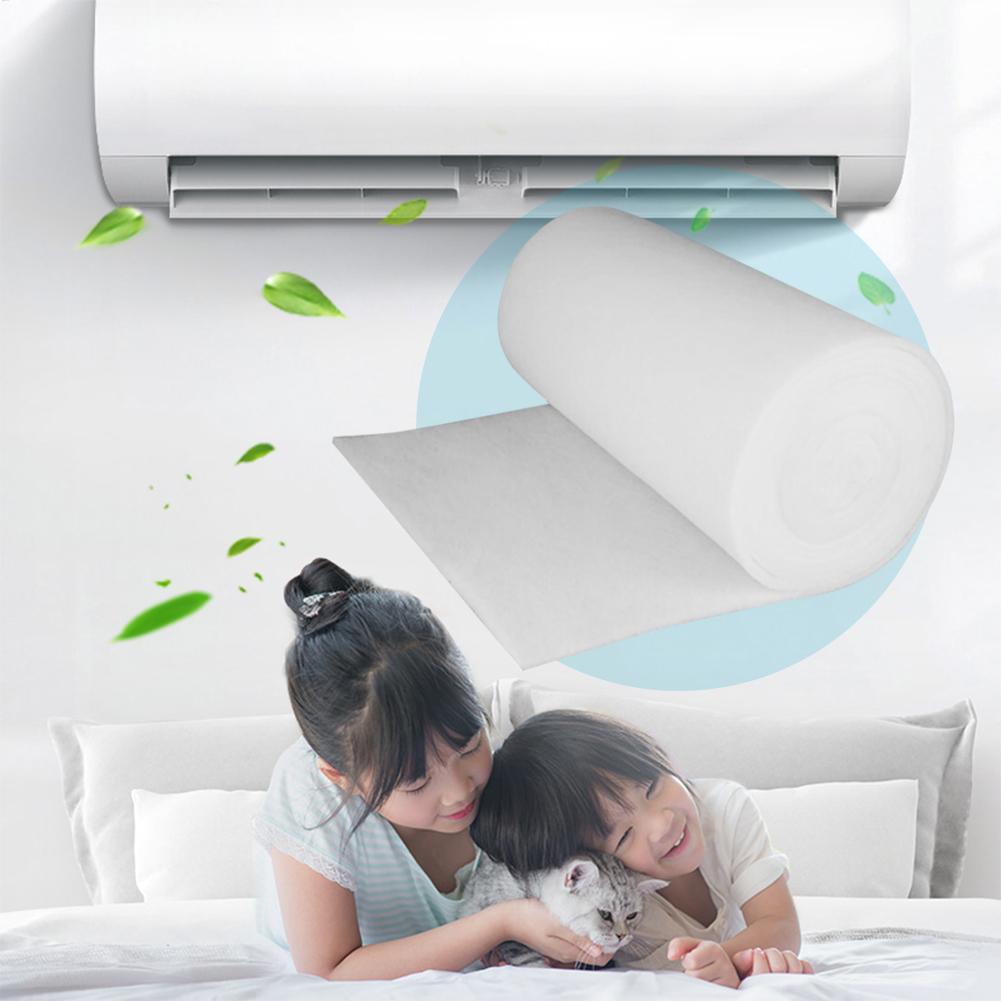 Filtro Cotone per Condizionatore d'Aria AC Carboni Attivi Tessuto Depuratore d'Acqua Rotolo Filtro per Prese d'Aria Tessuto Antipolvere Scudo Tagliabile