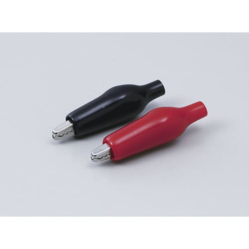 ELPA Shield Clip Wiring Metal Alligator Clip Small Red Black 1 each PU-29NH