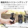 &NE Hand Coffee Grinder, Nikii Cafe, Black, 5.5cm Diameter x 14cm Height, Made in Japan, Manual Operation, Ceramic Blade, Compact, Adjustable Coarse