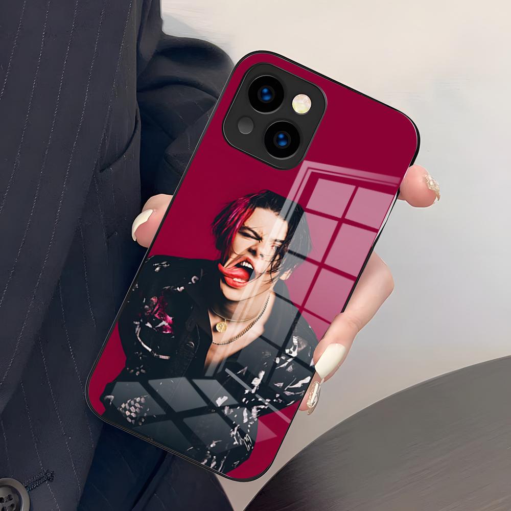Singer Y-Yungblud Phone Case For IPhone 17 Pro Max 15 Pro 16 14 Plus 12 13 Mini 11 Pro Shockproof Glass Cover