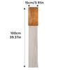 Vertical Wall Hanging Wooden Top Tassel Macrame Wall Decoration  For Living Room Bedroom