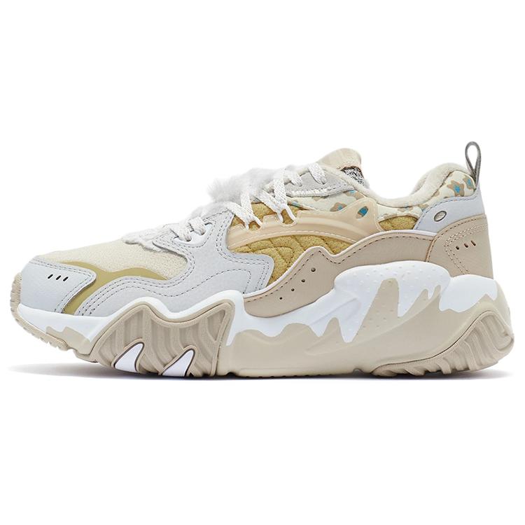 

New LiNing Cat Paw Lite Slip Resistant, Abrasion Resistant, Breathable Low Top Running Shoes Women s Milk Candy Yellow AGCR230-3 35.5