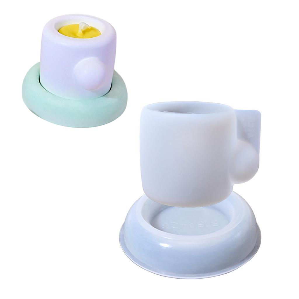 Reusable Coffee Cup Silicone Crafting Mold For Epoxy Resin Candle Making Concrete Plaster Home Decoration Gift Mould