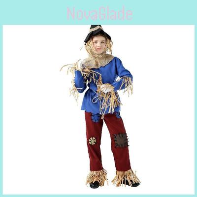 Fantasia de Halloween Infantil Cosplay O Mágico de Oz Domador de Leões Pelúcia Veludo Para Crianças