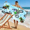 Motocross 2D Flat Print Beach Towel, Large Soft Quick Dry Towel for Beach Camping Swimming.MSTJ0918615