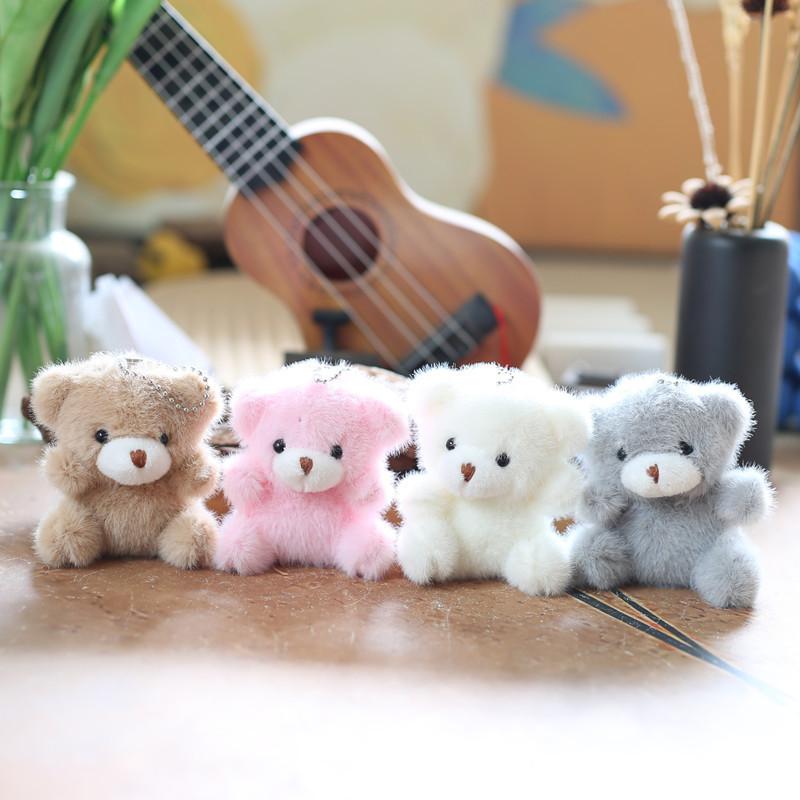 Rabbit Bear Cute Bunny Plush Keychain Pp Cotton Kids Adults Decoration Backpack