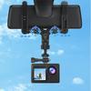 360 Adjustable Car Rearviews Mirror Camera Holder for Sports Action Cameras with AntiShake Mounting Bracket