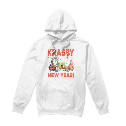 SpongeBob SquarePants Mens Krabby New Year Hoodie