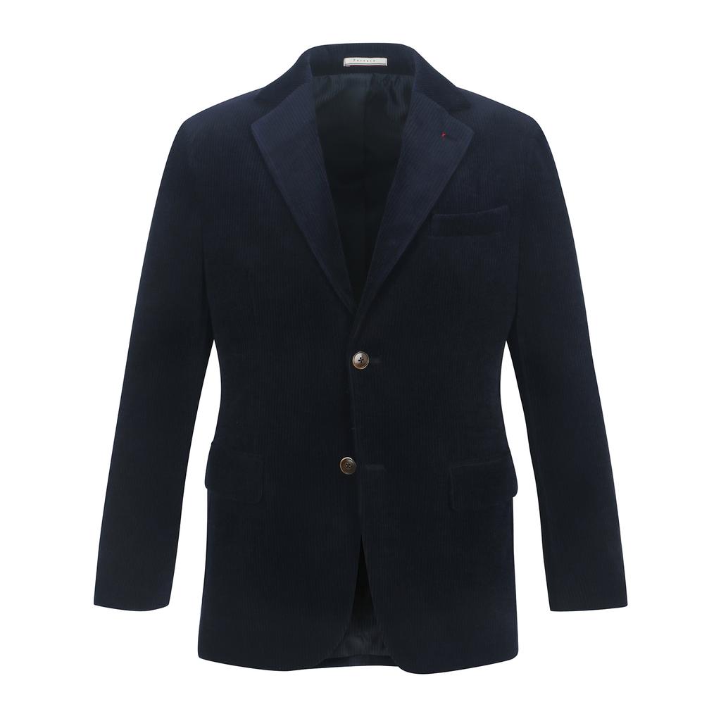 Ferraromilano Roma Velvet Corduroy Jacket Navy (Am0Ejk40249)