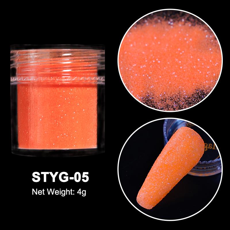 3,5g Paillettes Iridescentes Sucre pour Ongles Coloré Candy Coat Poudre Pigment Pour Manucure Effet Sucre Poussière Brillante Décorations Nail Art