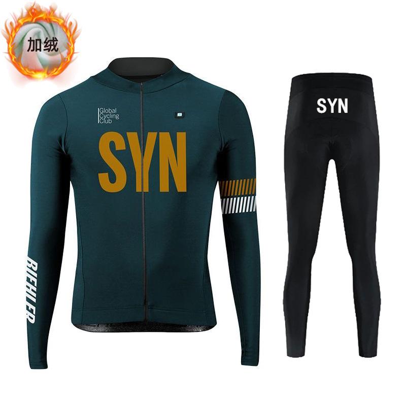 2026 Winter Long Sleeve Suit Fleece Cycling Suit Bicycle Men and Women Warm and Cold-proof Road Bike Outside Cycling