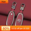 Interior Mouldings Zinc Alloy Leather Car Remote Key Case Cover Shell For 2024 Dongfeng NAMMI 01 New Energy Protection Keychain