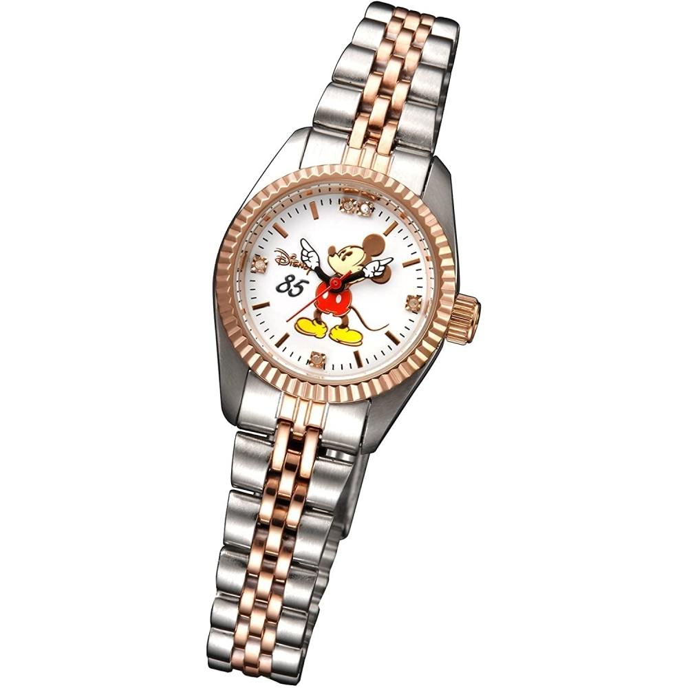 

[Disney] Проект Disney World Limited 85th Anniversary Disney Premium Diamond Watch Mickey Mouse Womens (Розовое золото)