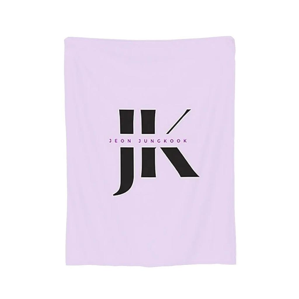 Jungkook Blankets Soft Warm Flannel Throw Blanket Plush for Bed Living Room Picnic Travel Home Sofa