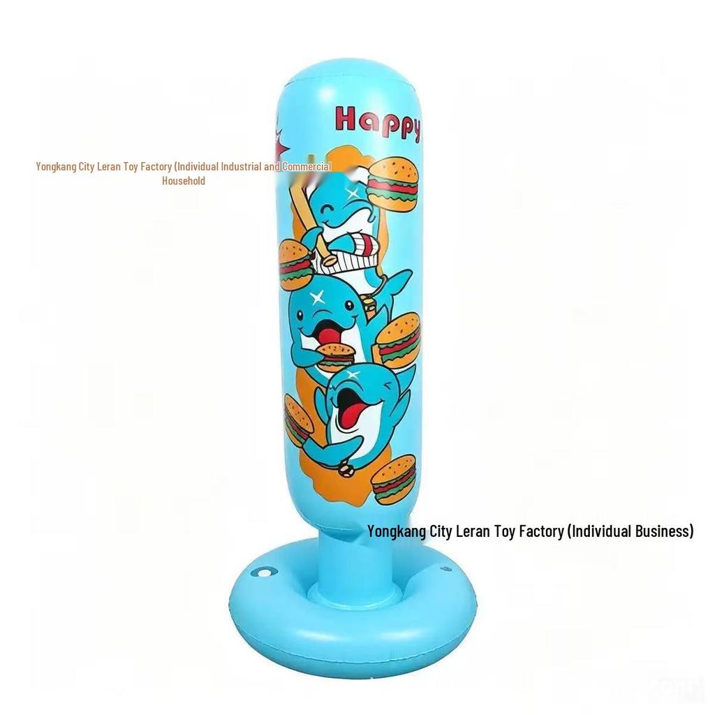 Inflatable Kids' & Adults' Punching Bag: Home Training Tumbler & Sandbag Equipment