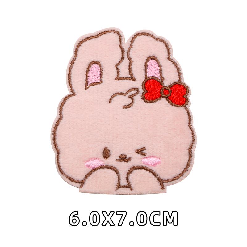 Self-Adhesive Cartoon Rabbit Patch for Down Jackets