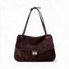 NIKI BAGS Large-capacity women's tote bag casual commuting shoulder bag simple leather bag suede leather high-quality hobo bag